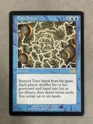 time spiral card mtg Magic: The Gathering - Harmonic Sliver put this card into your hand as it resolves.) Copy target instant or sorcery spell Time Spiral Proxy - Sorcery