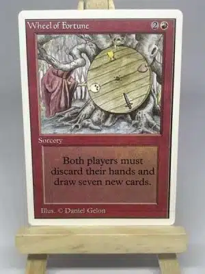 wheel of fortune mtg card The Gathering (MTG) card images and symbols Wizards of the Coast Wheel of Fortune Proxy -