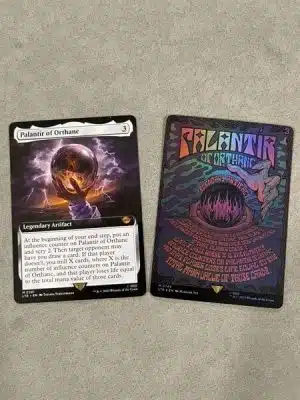 palantir mtg card Selling crimped foil extended art of orthanc eBay Auction Item 156167878060 TCG