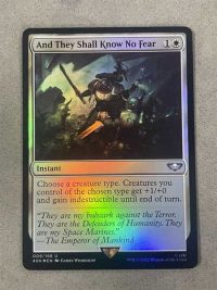 And They Shall Know No Fear