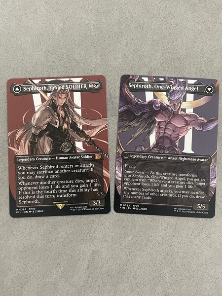 0382SEPFINN splash Sephiroth, Fabled SOLDIER // Sephiroth, One-Winged Angel