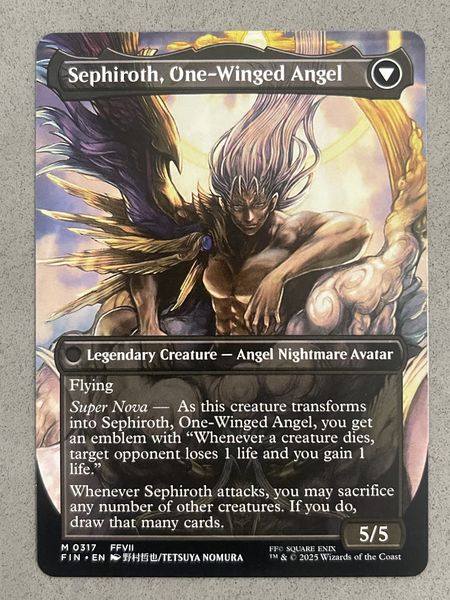 317SEPFINN-2 Sephiroth, Fabled SOLDIER // Sephiroth, One-Winged Angel