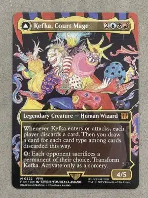 kefka court mage mtg card Commander EDH Deck Kefka, 100 Magic Cards Custom Deck Moonveil Games block) closed.class Kefka, Court Mage // Kefka,