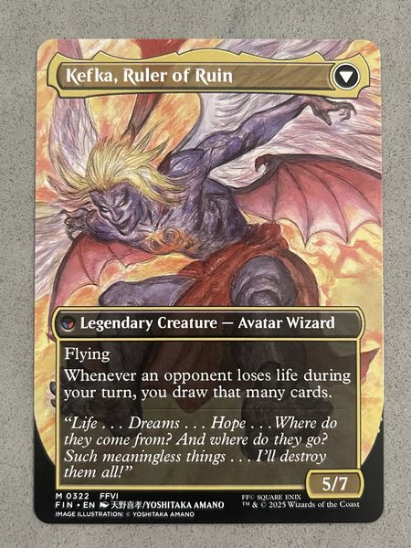 322KEFFINN-2 Kefka, Court Mage // Kefka, Ruler of Ruin
