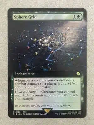 mtg final fantasy sphere grid 401 Games Canada - Unlock Ability  Creatures you control with +1/+1 counters on them have reach and trample. Sphere Grid - #1 Ultimate