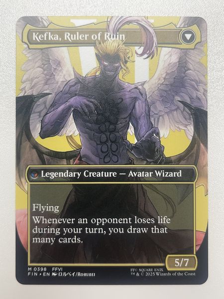 398KEFFINN-2 Kefka, Court Mage // Kefka, Ruler of Ruin