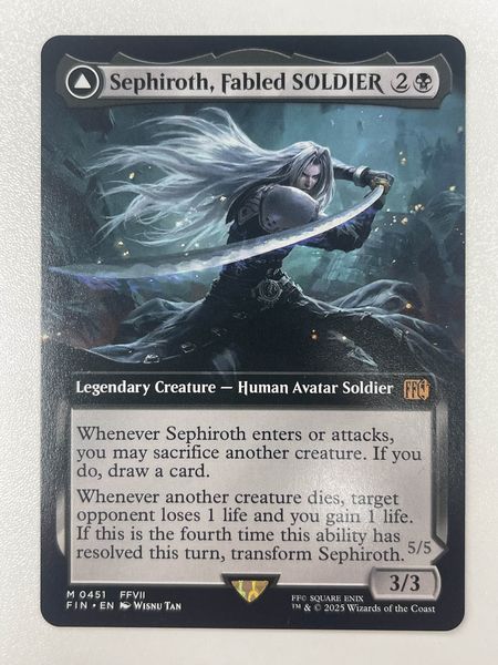 451SEPFINN-1 Sephiroth, Fabled SOLDIER // Sephiroth, One-Winged Angel
