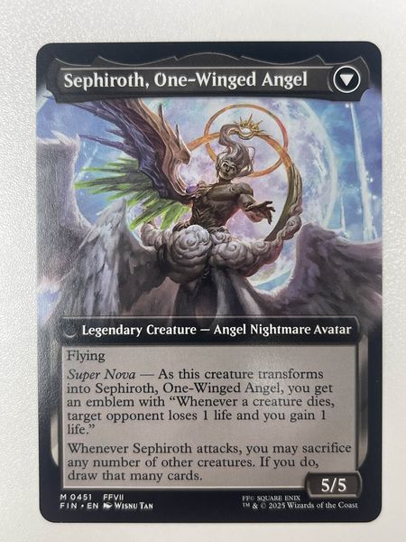 451SEPFINN-2 Sephiroth, Fabled SOLDIER // Sephiroth, One-Winged Angel