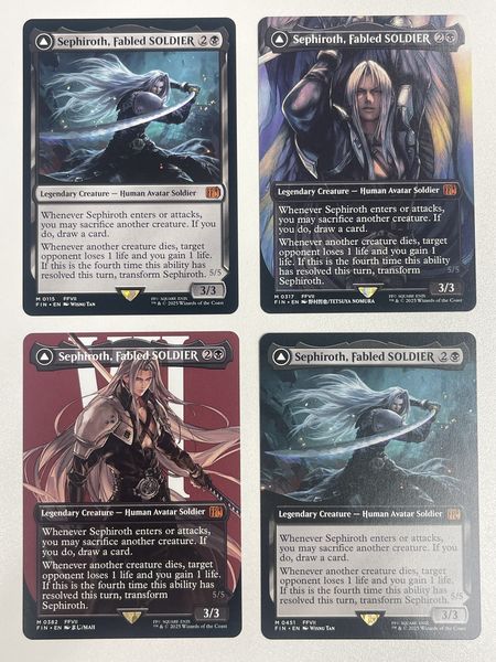 Sephiroth, Fabled SOLDIER // Sephiroth, One-Winged Angel
