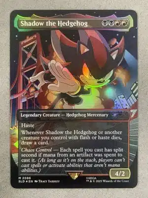 shadow mtg card Commander Deck EDH Deck the Hedgehog 100 Magic Cards Custom Deck Counters Rakdos Haste What is the difference between Mint Shadow the Hedgehog : Universes