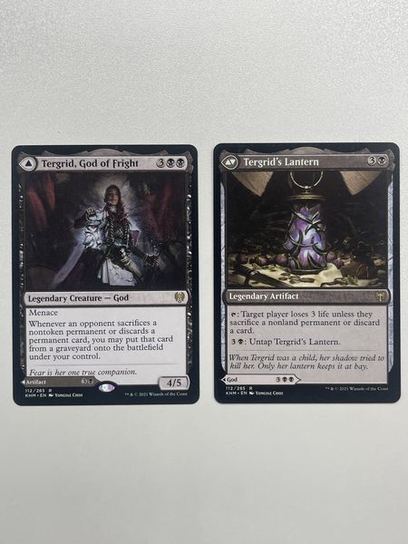Tergrid, God Of Fright / Tergrid's Lantern – Kaldheim – MTG – Near Mint – English
