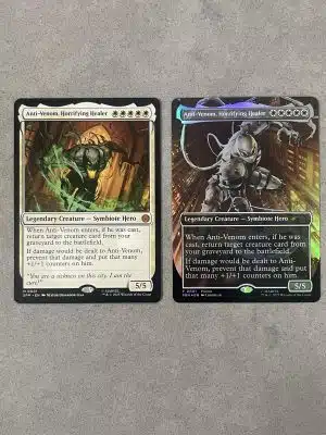 anti-venom mtg card Marvel Legends Magic: The Gathering Action Figure Agent (pl This exclusive foil card can be used in your Magic Commander MTG Deck Guide: Anti-Venom,