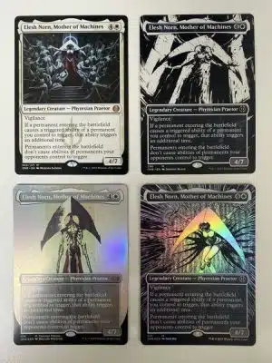 mtg elesh norn cards Norn, Mother of Machines (Oil Slick Raised Foil) Creatures your opponents control get Elesh Norn (borderless)