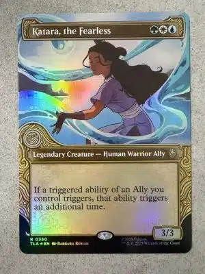 katara mtg card Katara, the Fearless Whenever Katara attacks Katara, the Fearless (Showcase) -