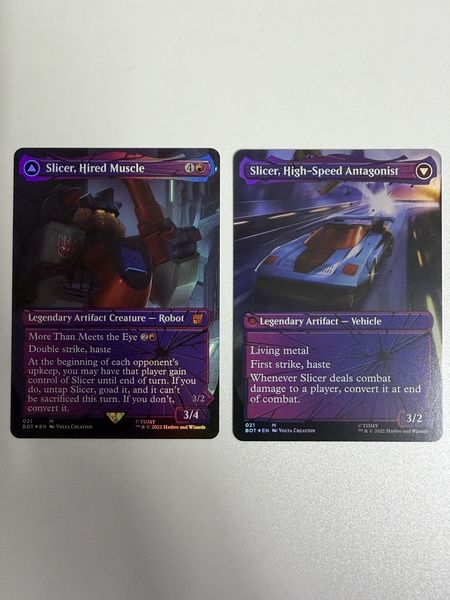 Slicer, Hired Muscle // Slicer, High-Speed Antagonist