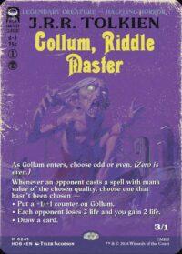 Gollum, Riddle Master